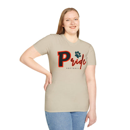 ADULT Pride Softball Softstyle Tee (multi color options)