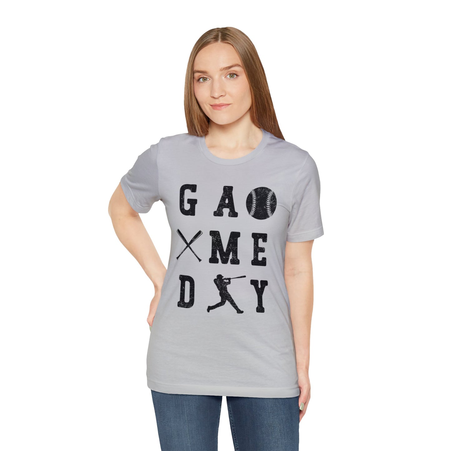 (ADULT) "Game Day Baseball"  Bella Canvas Unisex Jersey Short Sleeve Tee