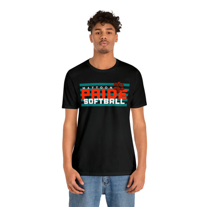 Pride Softball (ADULT) Bella Canva Unisex Jersey Short Sleeve Tee