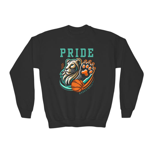 Black Friday Special - Youth Crewneck Sweatshirt - Pride Basketball