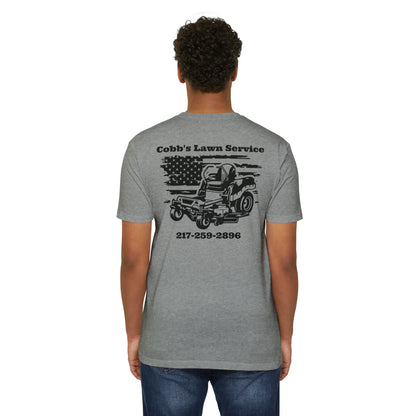 Cobb’s Mowing Service Next Level 6210 Unisex CVC Jersey T-shirt