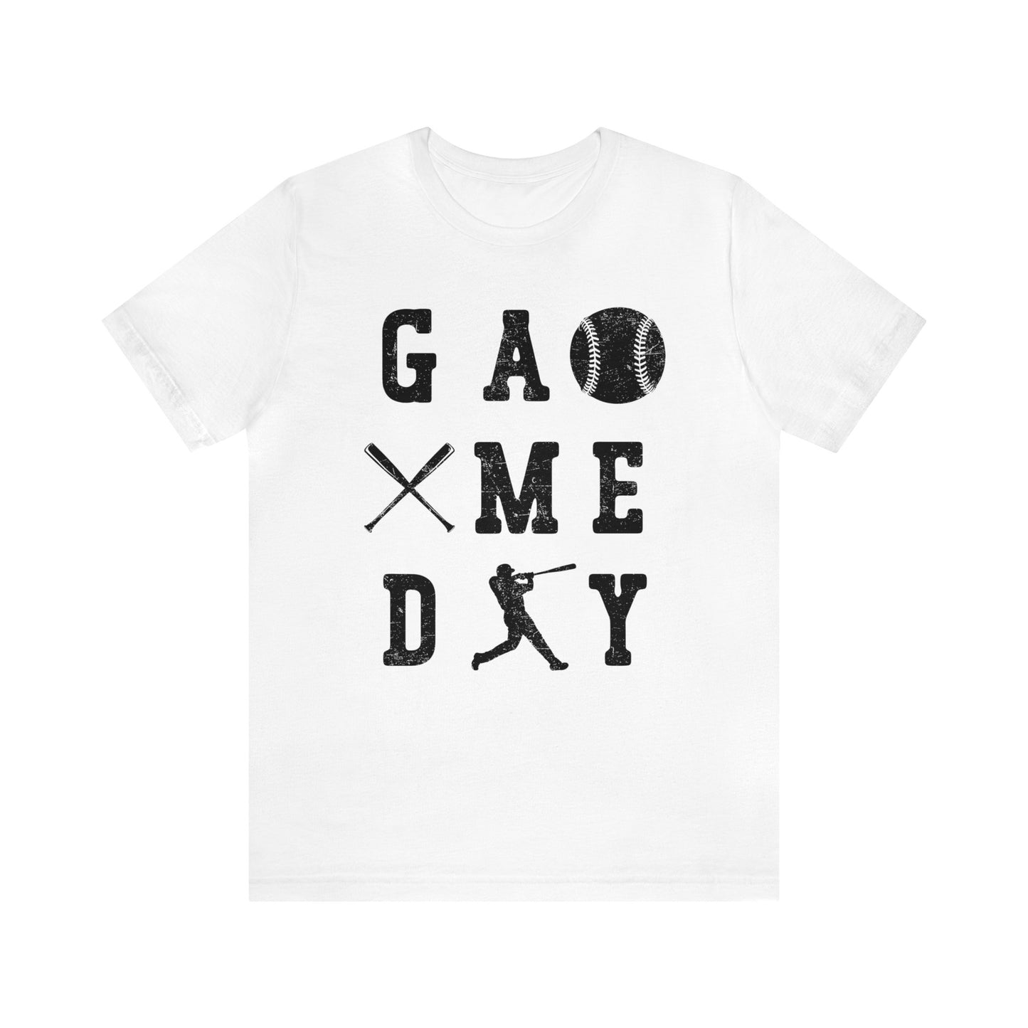 (ADULT) "Game Day Baseball"  Bella Canvas Unisex Jersey Short Sleeve Tee