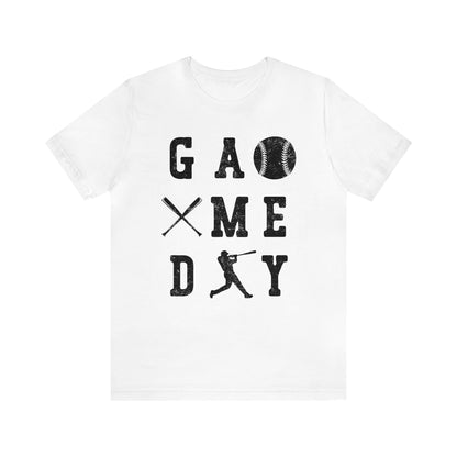 (ADULT) "Game Day Baseball"  Bella Canvas Unisex Jersey Short Sleeve Tee