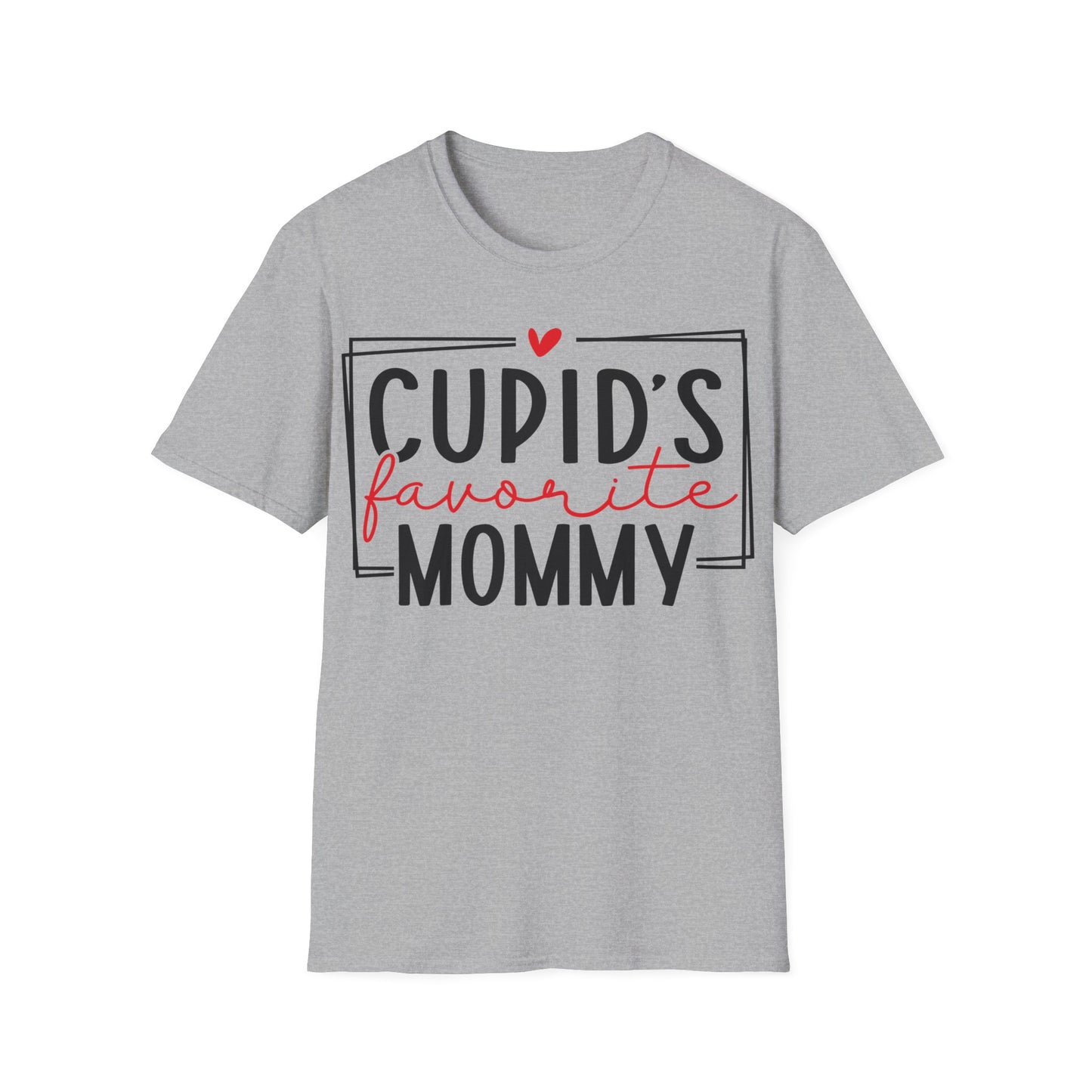 Cupid's Favorite Mommy - Unisex Softstyle T-Shirt - Multiple Color Choices - FREE SHIPPING