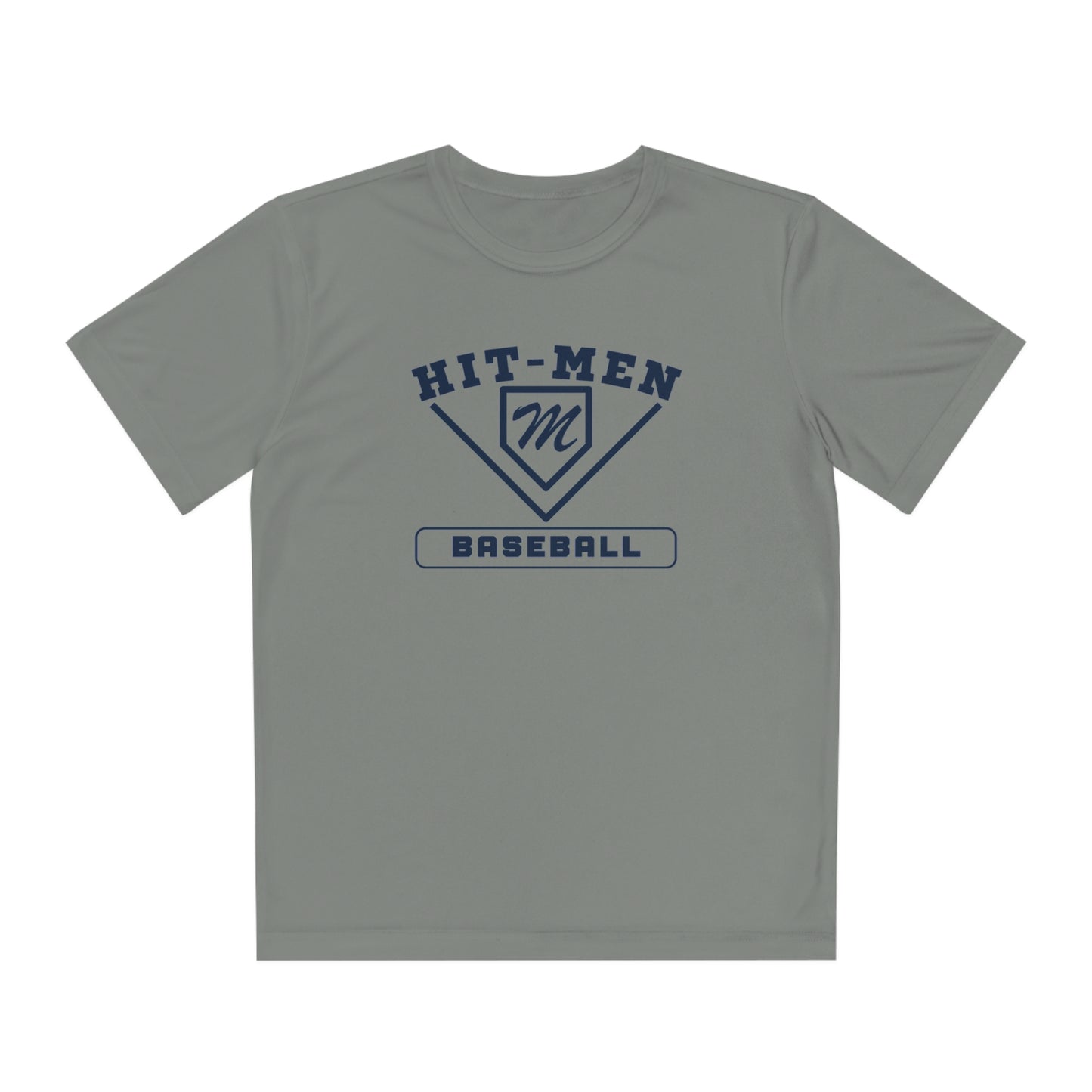 Hit-Men Baseball (YOUTH) Athletic Tee - MULTIPLE COLORS