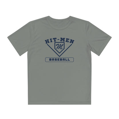 Hit-Men Baseball (YOUTH) Athletic Tee - MULTIPLE COLORS