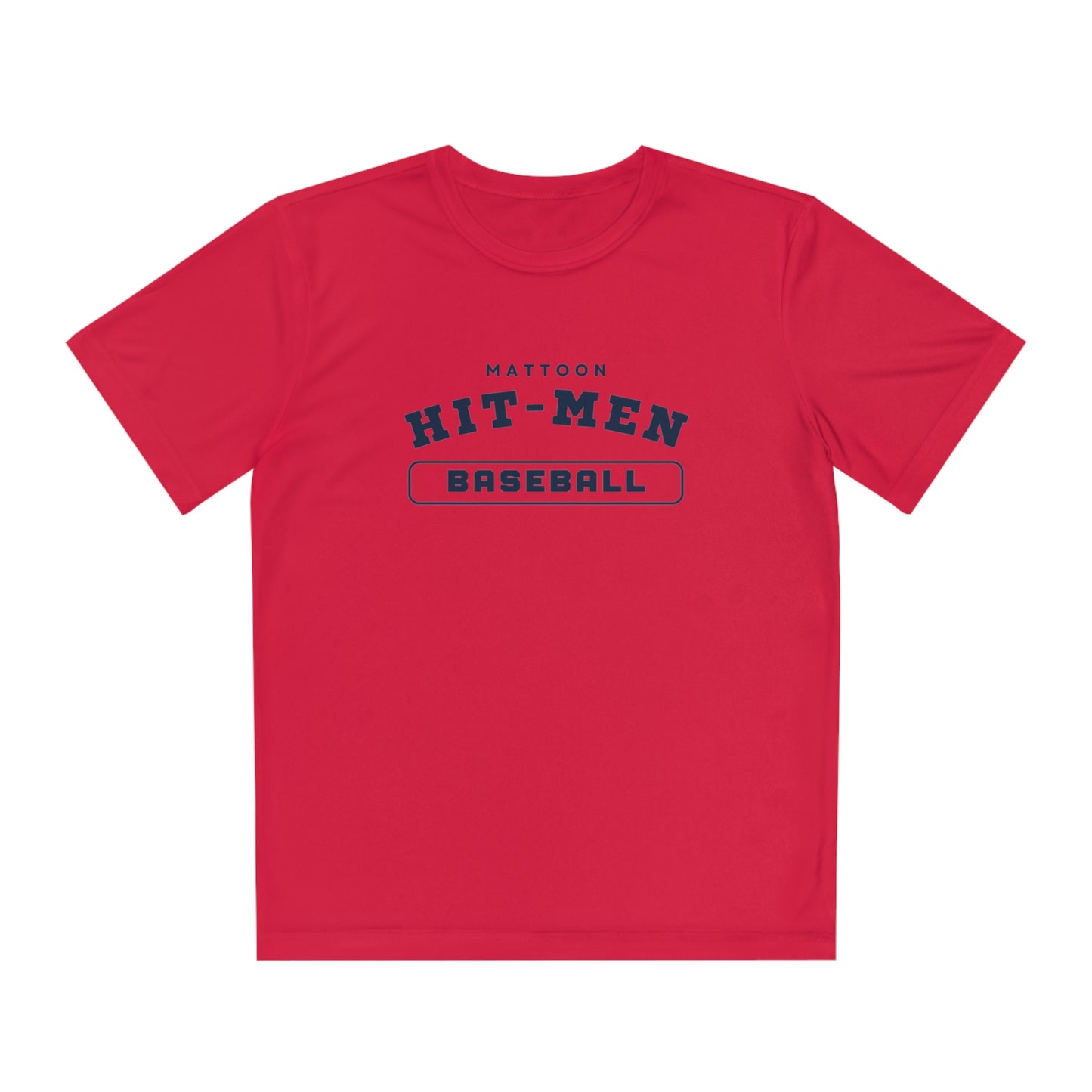 Hit-Men Baseball (YOUTH) Athletic Tee - MULTIPLE COLORS