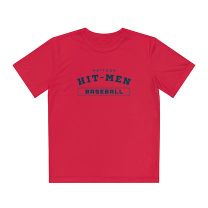 Hit-Men Baseball (YOUTH) Athletic Tee - MULTIPLE COLORS