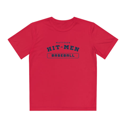 Hit-Men Baseball (YOUTH) Athletic Tee - MULTIPLE COLORS