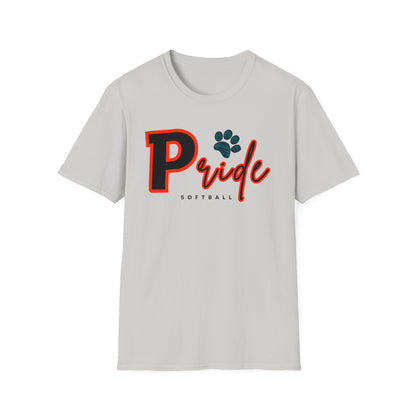 ADULT Pride Softball Softstyle Tee (multi color options)