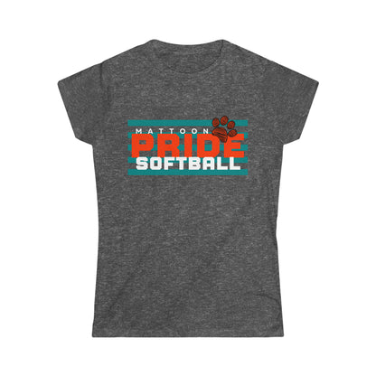 Women's Pride Softball Softstyle Tee (FREE SHIPPING)