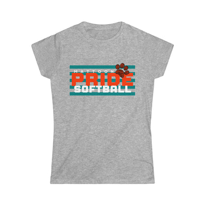 Women's Pride Softball Softstyle Tee (FREE SHIPPING)