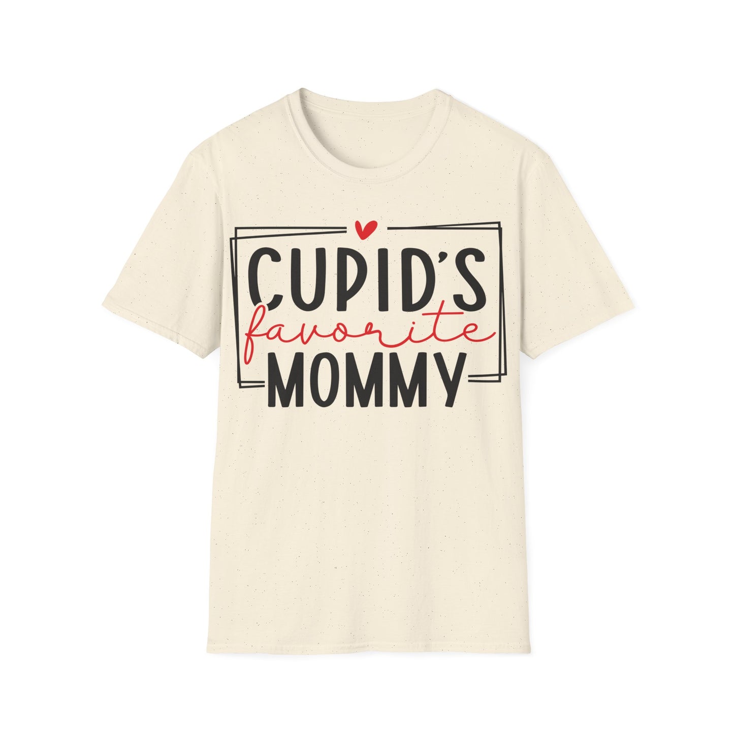 Cupid's Favorite Mommy - Unisex Softstyle T-Shirt - Multiple Color Choices - FREE SHIPPING