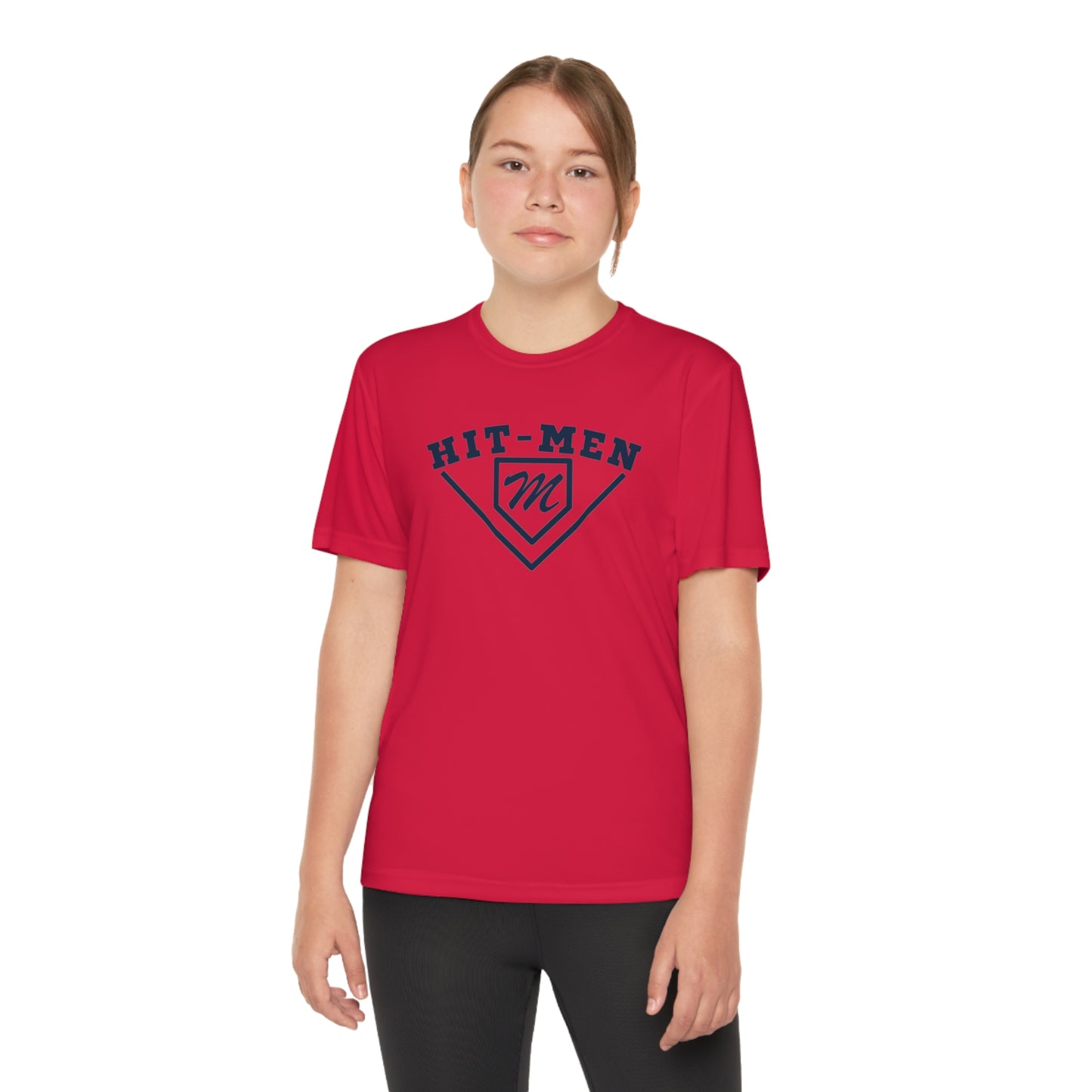 Hit-Men Baseball (YOUTH) Athletic Tee - MULTIPLE COLORS