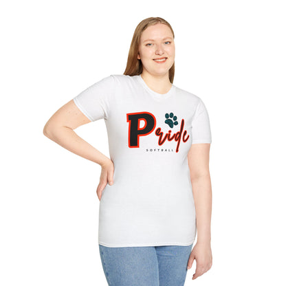 ADULT Pride Softball Softstyle Tee (multi color options)