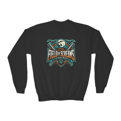 Youth Field of Screams SOFTBALL Crewneck Sweatshirt