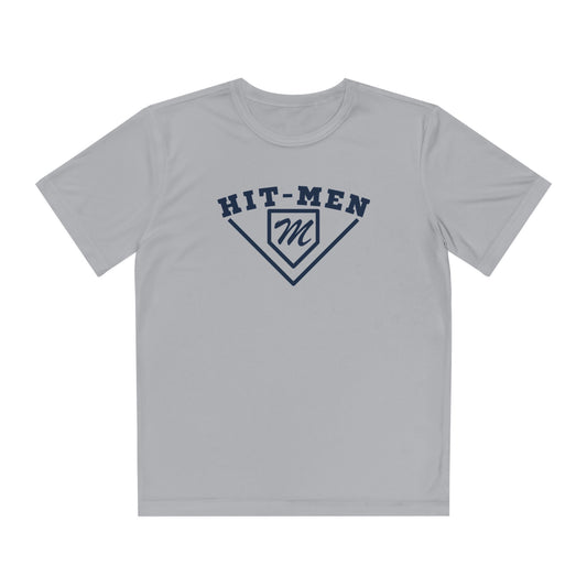 Hit-Men Baseball (YOUTH) Athletic Tee - MULTIPLE COLORS