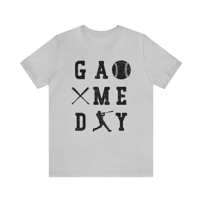 (ADULT) "Game Day Baseball"  Bella Canvas Unisex Jersey Short Sleeve Tee