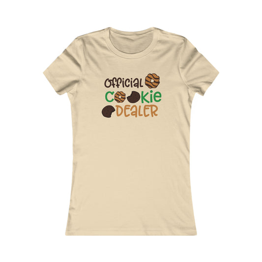 (Women's) "Official Cookie Dealer" Bella Canvas Favorite Tee (FREE SHIPPING)