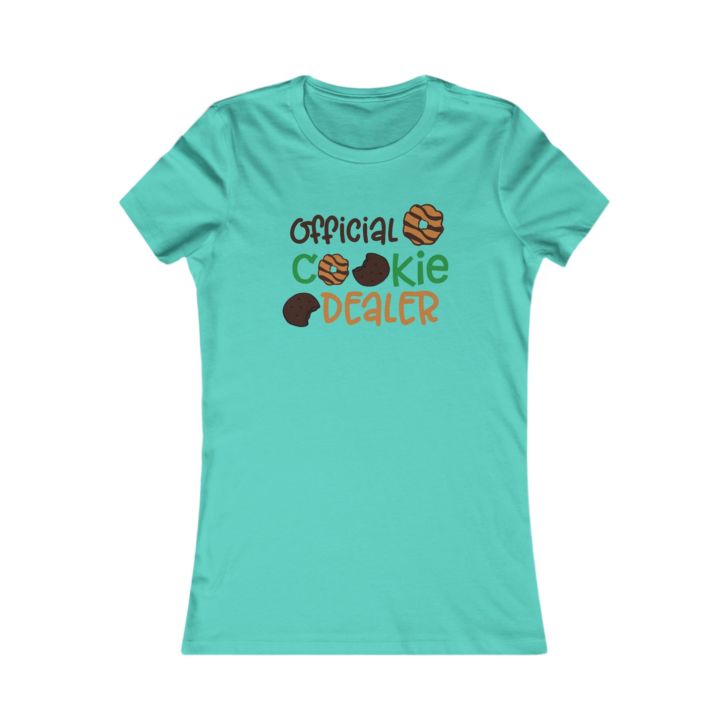 (Women's) "Official Cookie Dealer" Bella Canvas Favorite Tee (FREE SHIPPING)