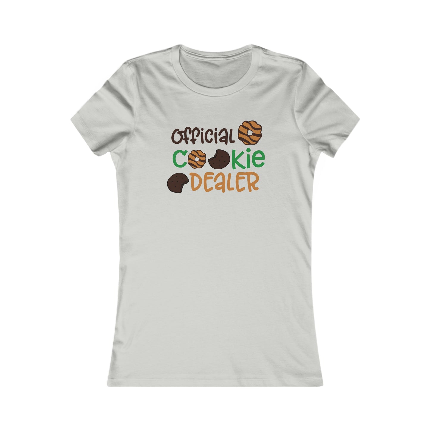 (Women's) "Official Cookie Dealer" Bella Canvas Favorite Tee (FREE SHIPPING)