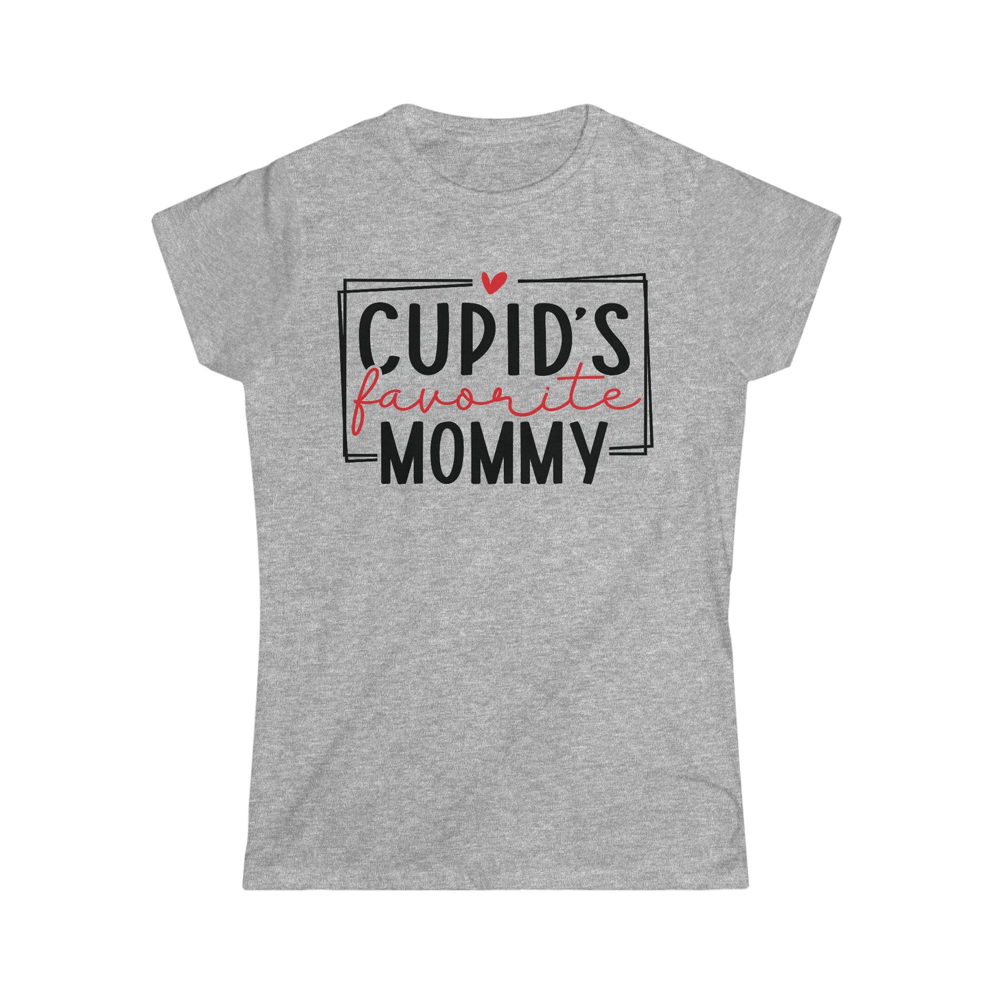 Cupid's Favorite Mommy - Women's Softstyle Tee - FREE SHIPPING