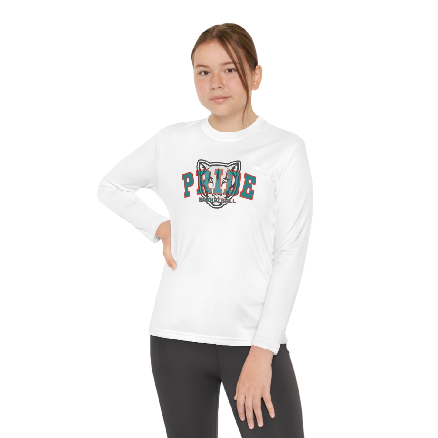 Pride Girls Basketball (Youth) Long Sleeve Athletic Style Tee *FREE SHIPPING*