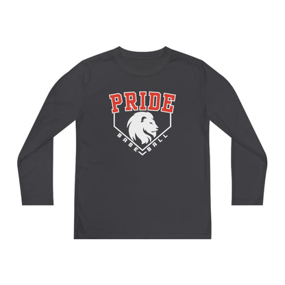 Pride Boys Baseball (Youth) Long Sleeve Athletic Style Warmup Tee *FREE SHIPPING*