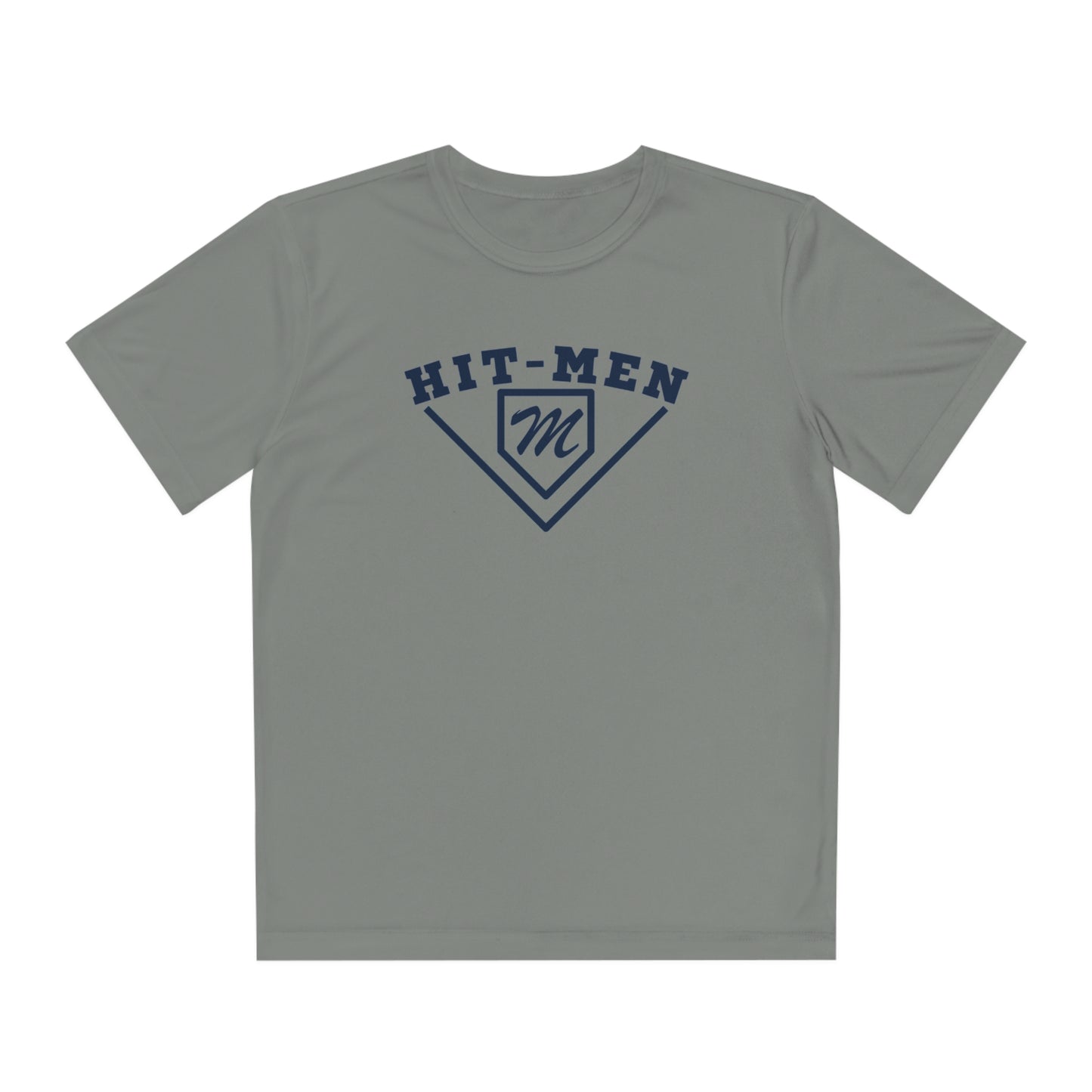 Hit-Men Baseball (YOUTH) Athletic Tee - MULTIPLE COLORS