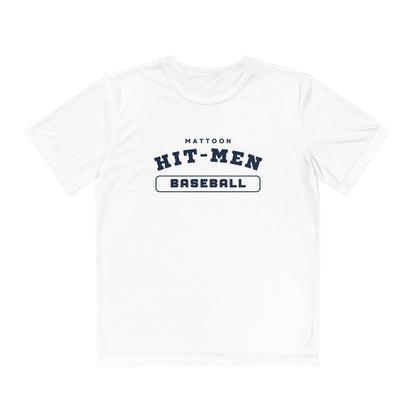 Hit-Men Baseball (YOUTH) Athletic Tee - MULTIPLE COLORS