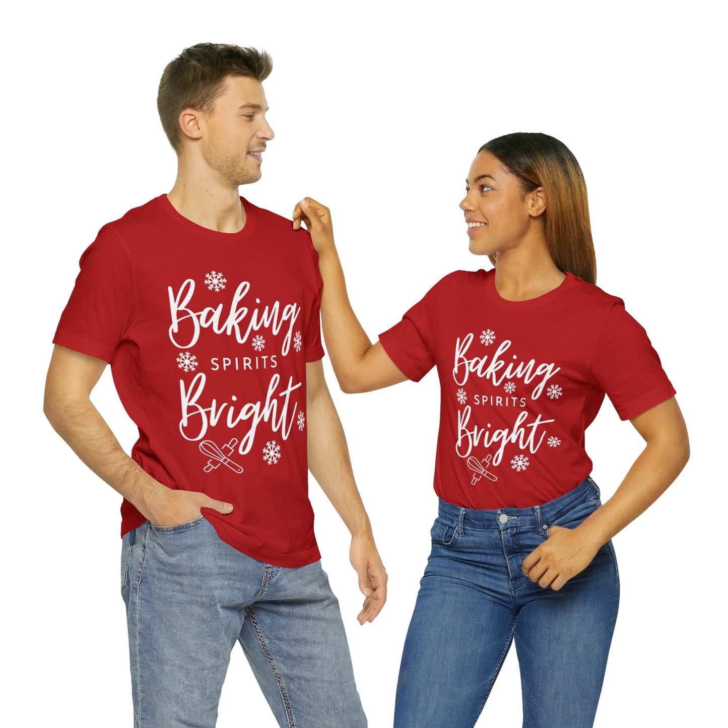 Baking Spirits Bright Christmas Shirt (Multiple Color Choices)