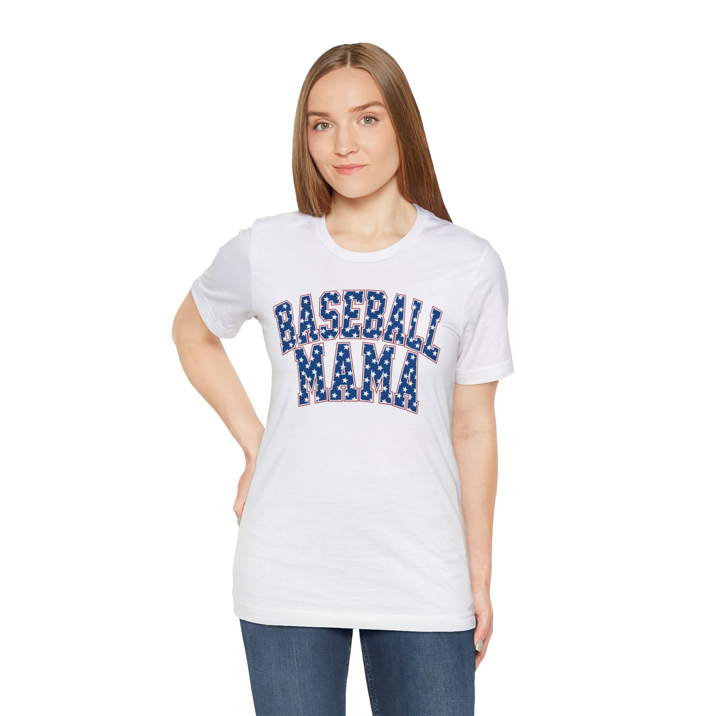 (ADULT) "Baseball Mama"  Bella Canvas Unisex Jersey Short Sleeve Tee