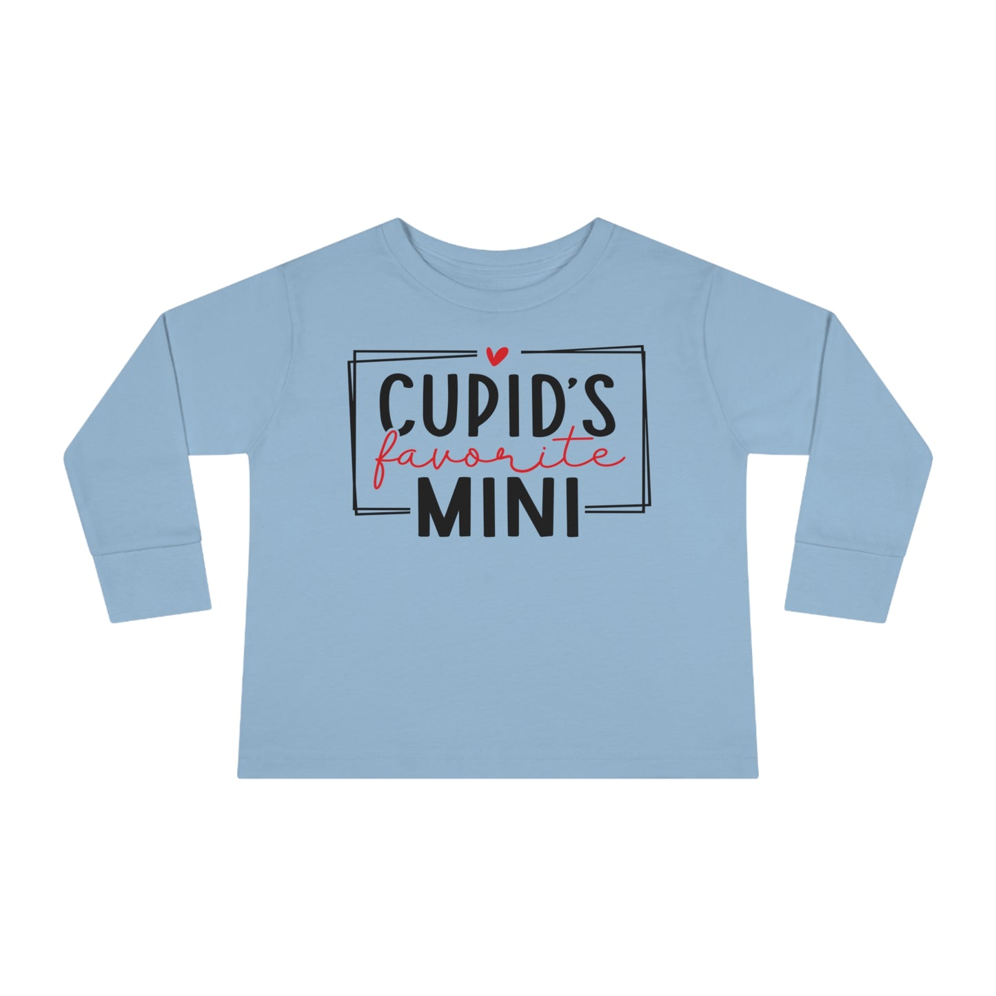 Cupid's Favorite Mini - Toddler Long Sleeve Tee - Multiple Sizes & Colors - FREE SHIPPING