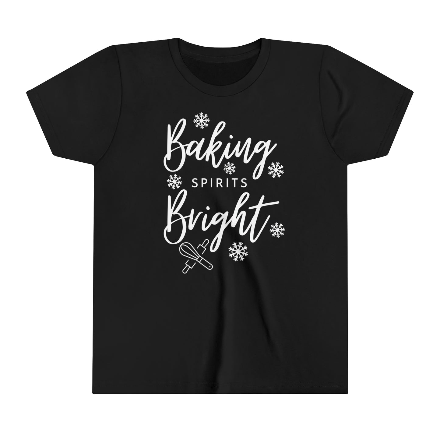 Baking Spirits Bright YOUTH Christmas Tee