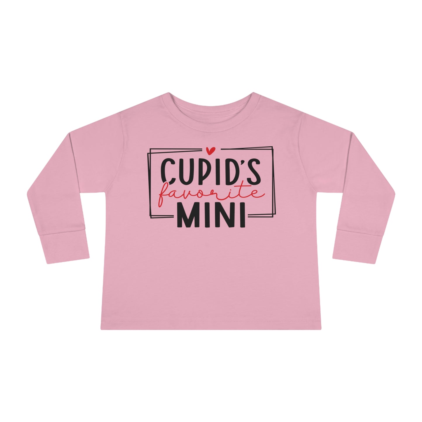 Cupid's Favorite Mini - Toddler Long Sleeve Tee - Multiple Sizes & Colors - FREE SHIPPING