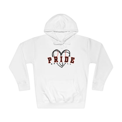 FREE SHIPPING - PRIDE BASEBALL - Unisex Fleece Hoodie - MULTIPLE COLOR CHOICES