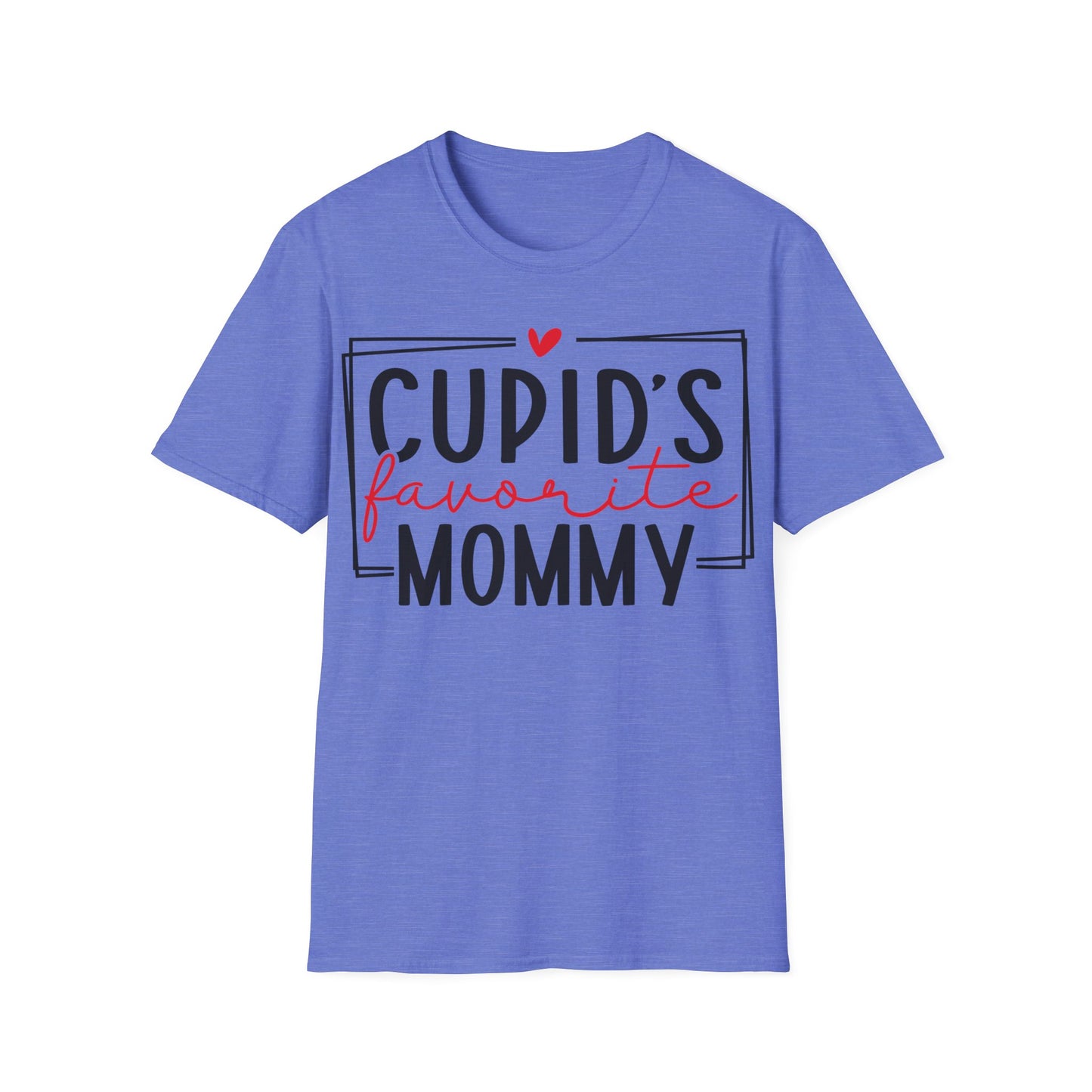 Cupid's Favorite Mommy - Unisex Softstyle T-Shirt - Multiple Color Choices - FREE SHIPPING