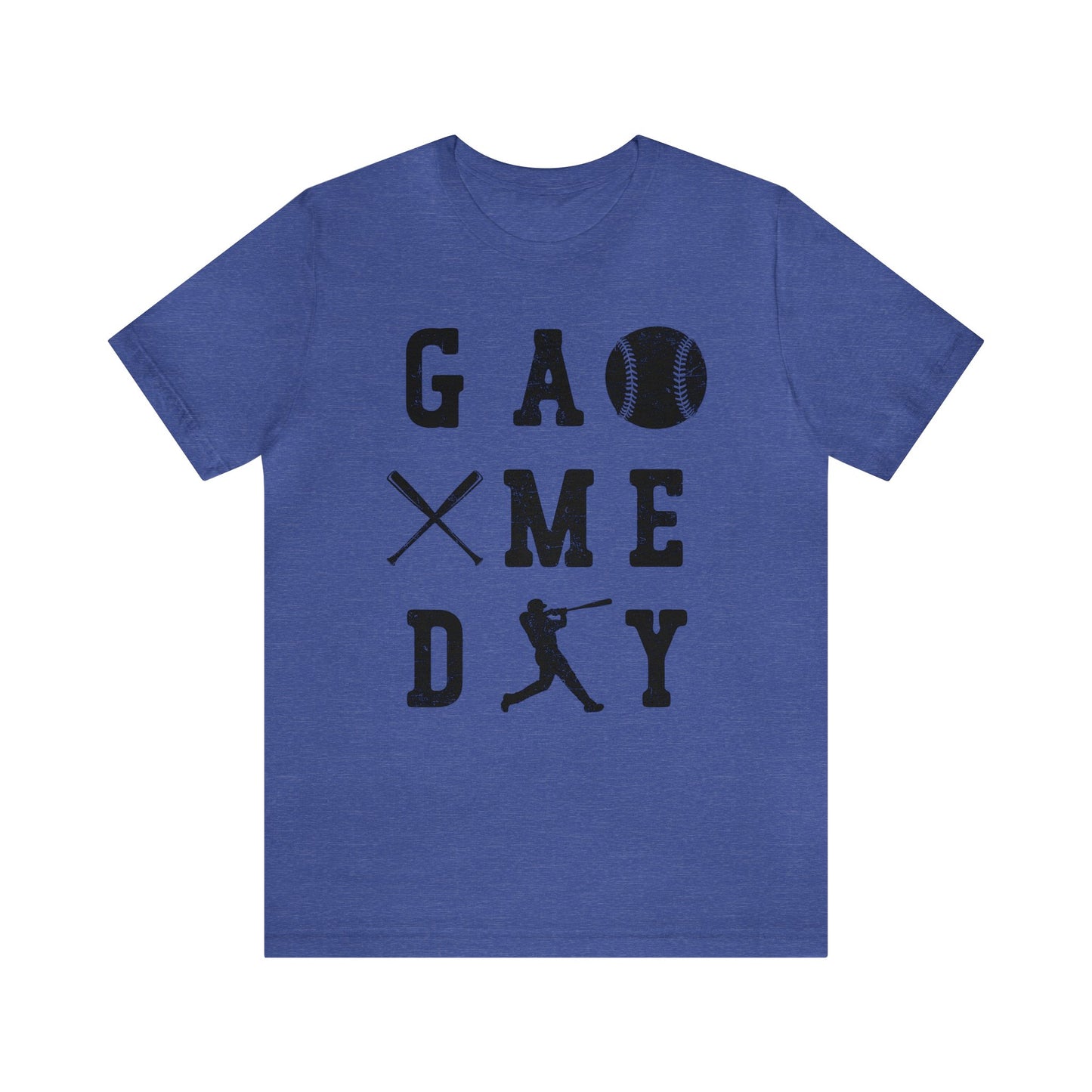 (ADULT) "Game Day Baseball"  Bella Canvas Unisex Jersey Short Sleeve Tee