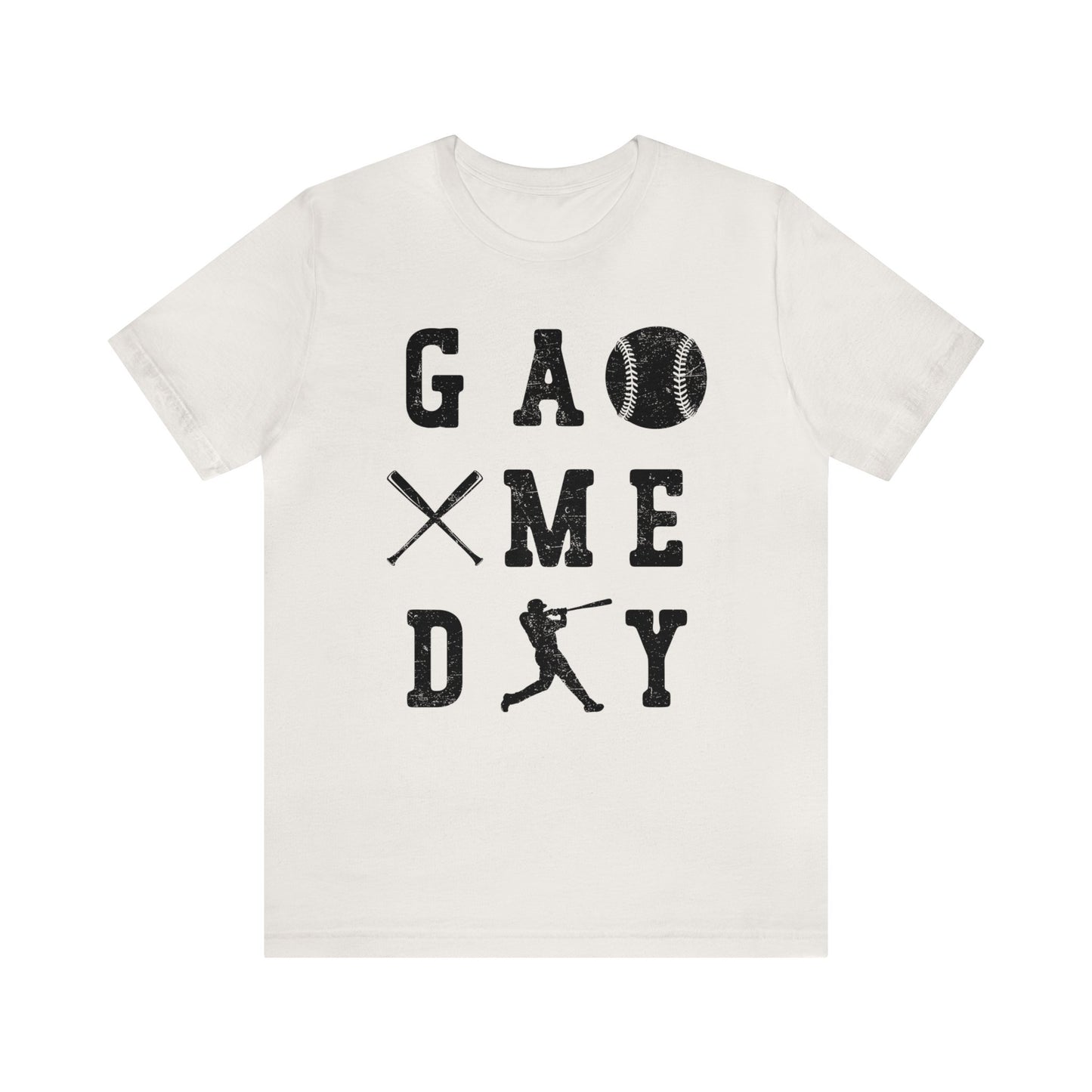 (ADULT) "Game Day Baseball"  Bella Canvas Unisex Jersey Short Sleeve Tee