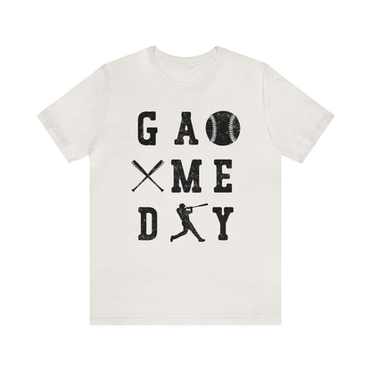 (ADULT) "Game Day Baseball"  Bella Canvas Unisex Jersey Short Sleeve Tee