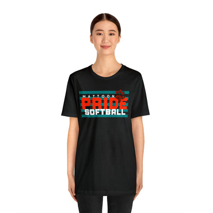 Pride Softball (ADULT) Bella Canva Unisex Jersey Short Sleeve Tee