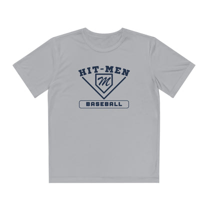 Hit-Men Baseball (YOUTH) Athletic Tee - MULTIPLE COLORS