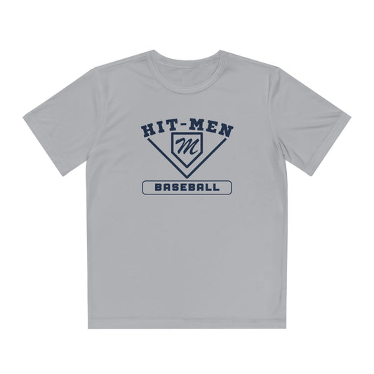 Hit-Men Baseball (YOUTH) Athletic Tee - MULTIPLE COLORS