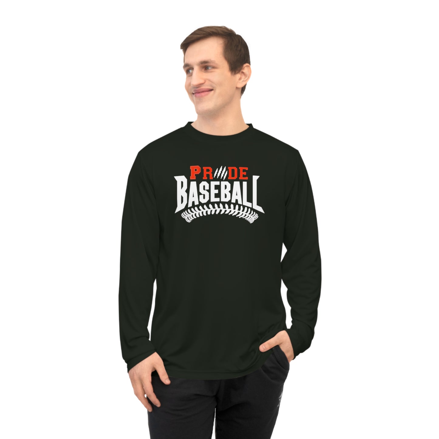 FREE SHIPPING - PRIDE BASEBALL - (ADULT) Unisex Performance Long Sleeve Shirt