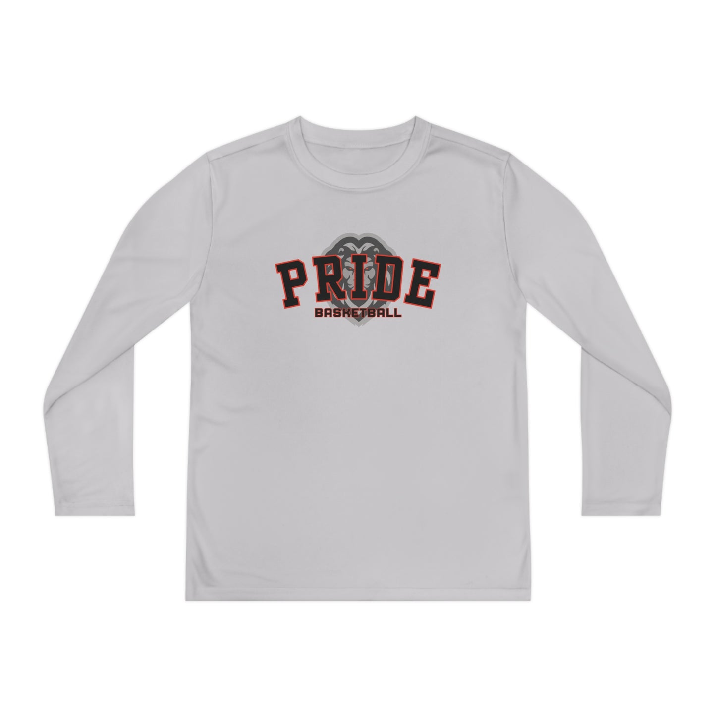 Pride Boys Basketball (Youth) Long Sleeve Athletic Style Warmup Tee *FREE SHIPPING*