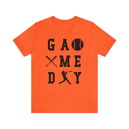 (ADULT) "Game Day Baseball"  Bella Canvas Unisex Jersey Short Sleeve Tee