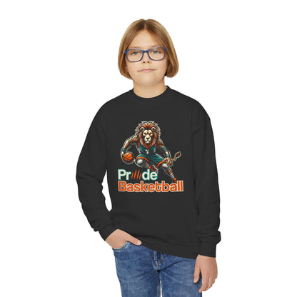 Black Friday Special - Youth Crewneck Sweatshirt - Pride Basketball