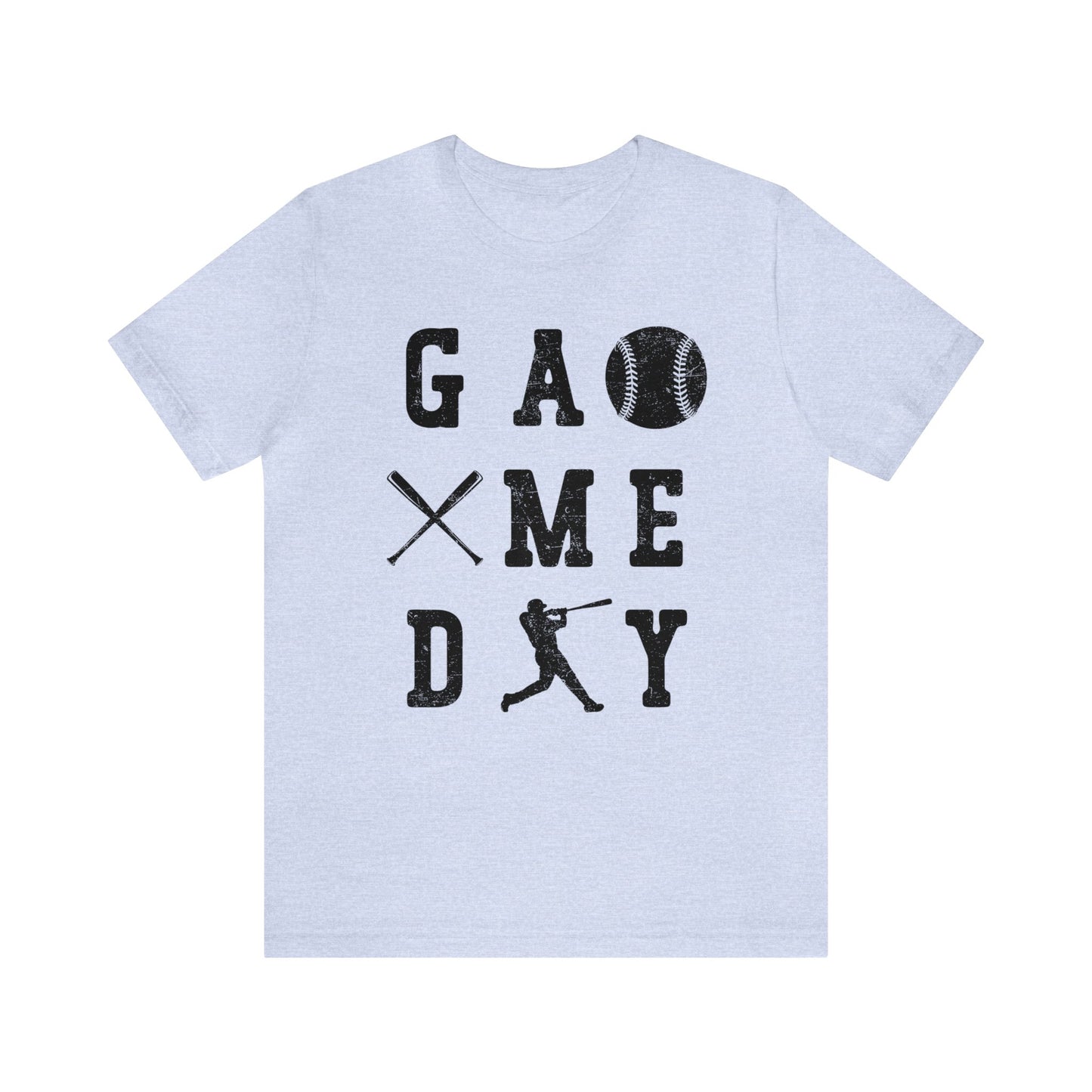 (ADULT) "Game Day Baseball"  Bella Canvas Unisex Jersey Short Sleeve Tee