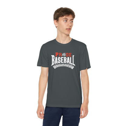 FREE SHIPPING - (YOUTH) Pride Baseball Athletic Tee