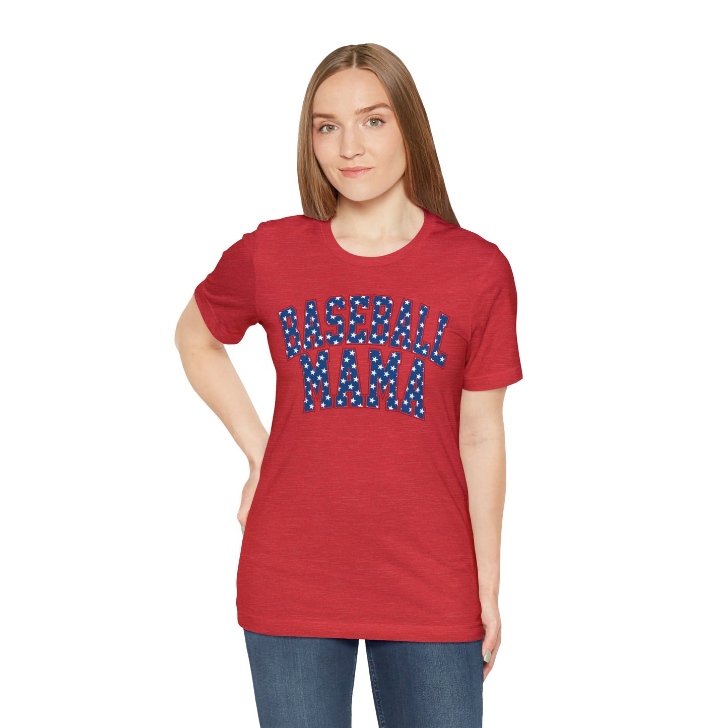 (ADULT) "Baseball Mama"  Bella Canvas Unisex Jersey Short Sleeve Tee